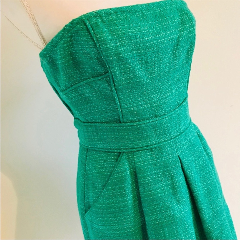 Banana Republic Tweed Strapless Mini Dress,Size 2P